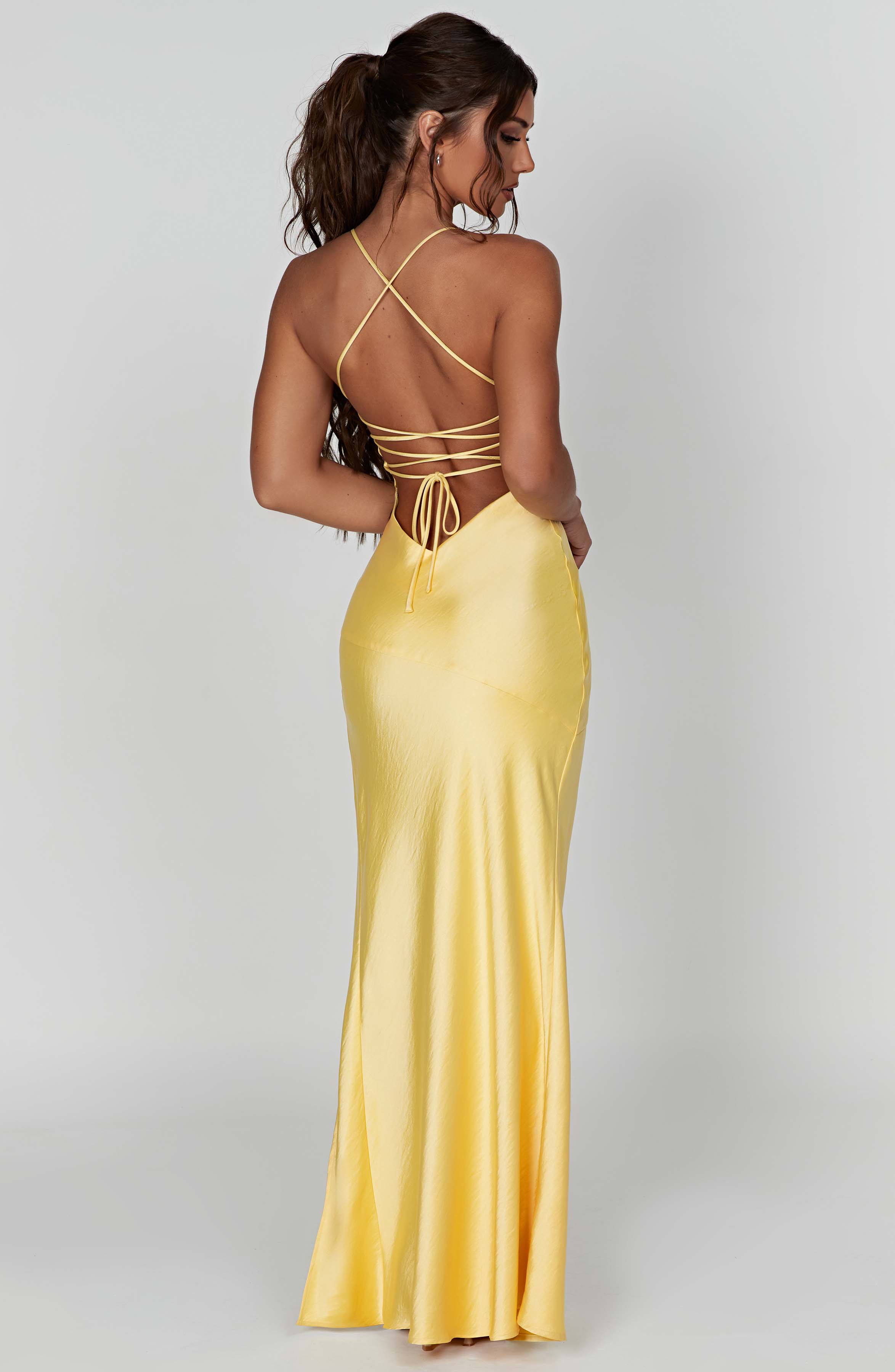 Bloom ™ |  Alora - Zijdezachte Satijnen Maxi-jurk - Image 15