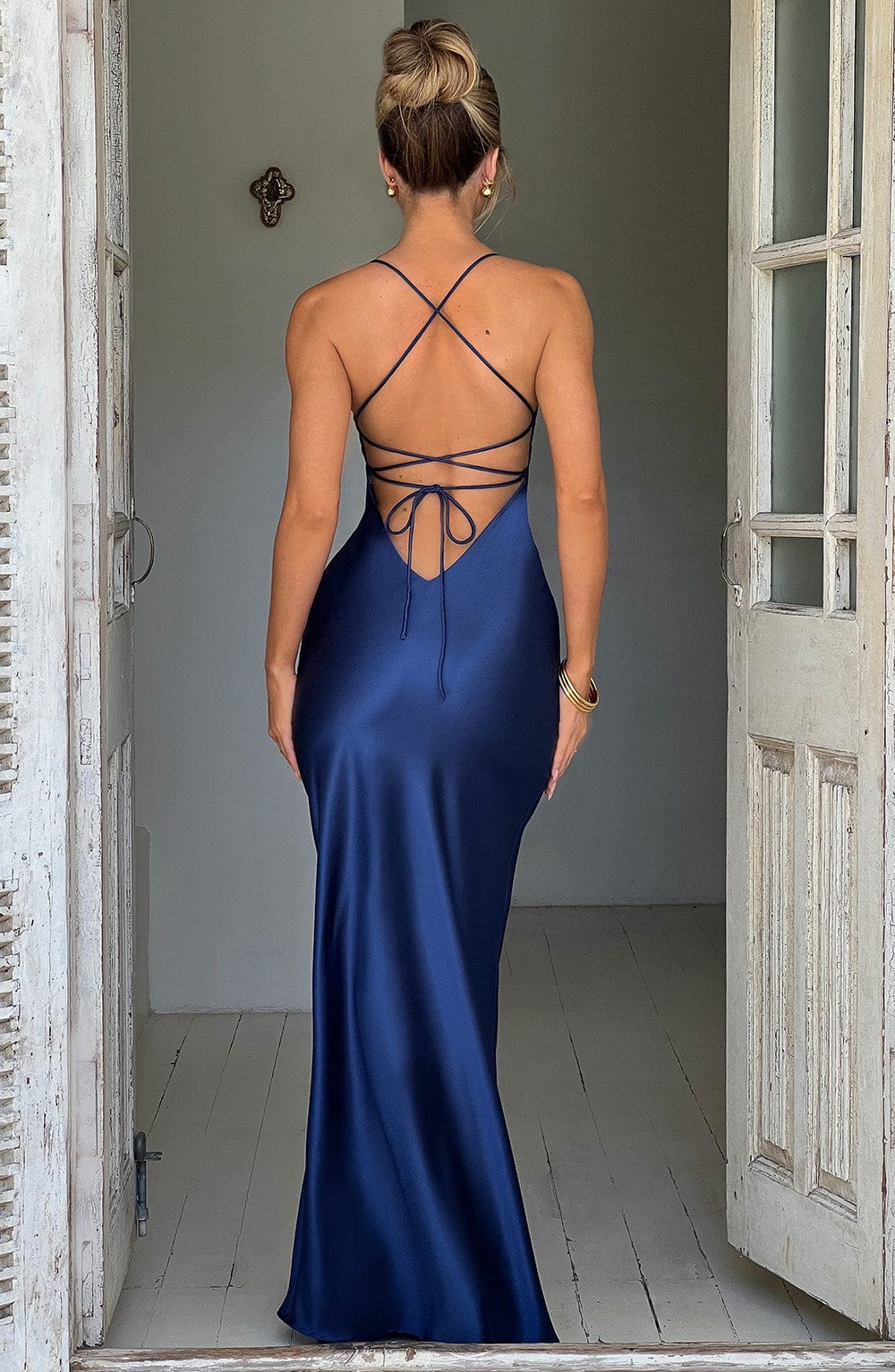 Bloom ™ |  Alora - Zijdezachte Satijnen Maxi-jurk - Image 17