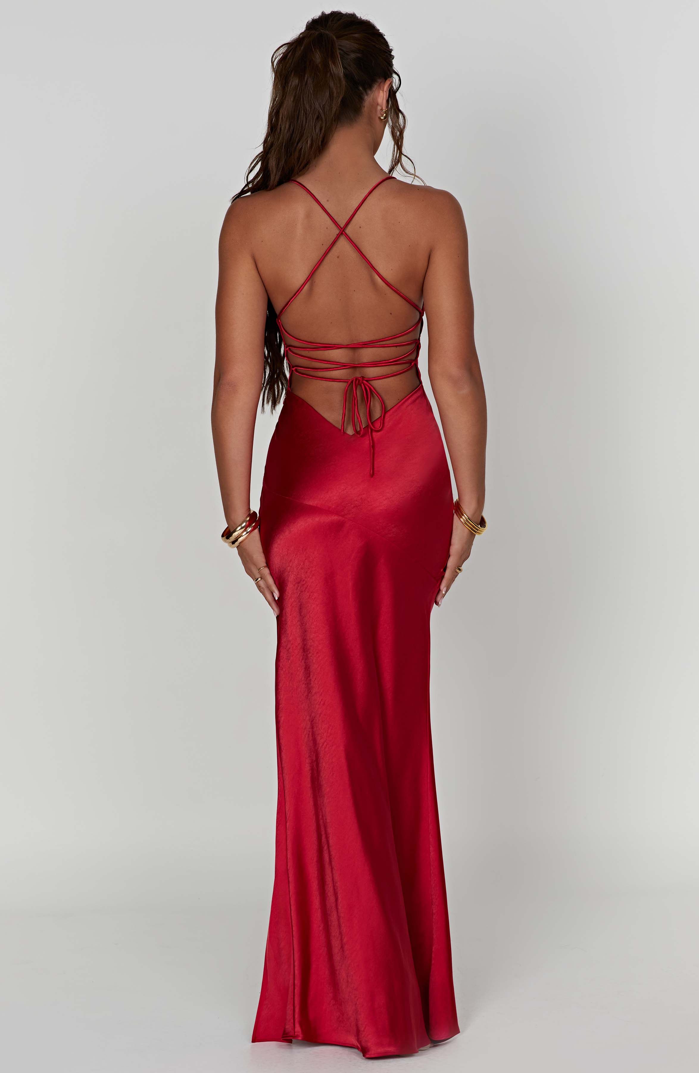 Bloom ™ |  Alora - Zijdezachte Satijnen Maxi-jurk - Image 25