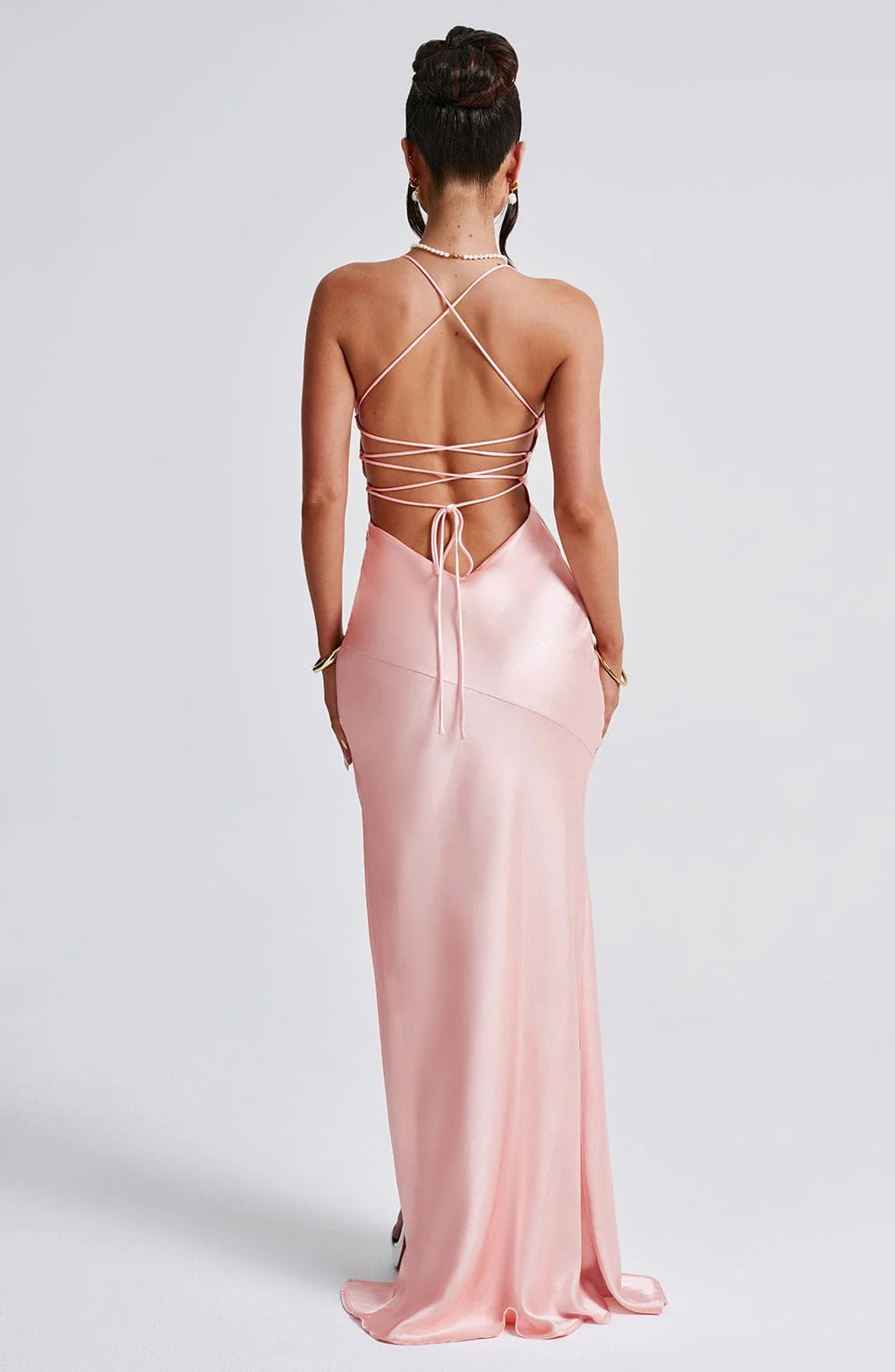 Bloom ™ |  Alora - Zijdezachte Satijnen Maxi-jurk - Image 33