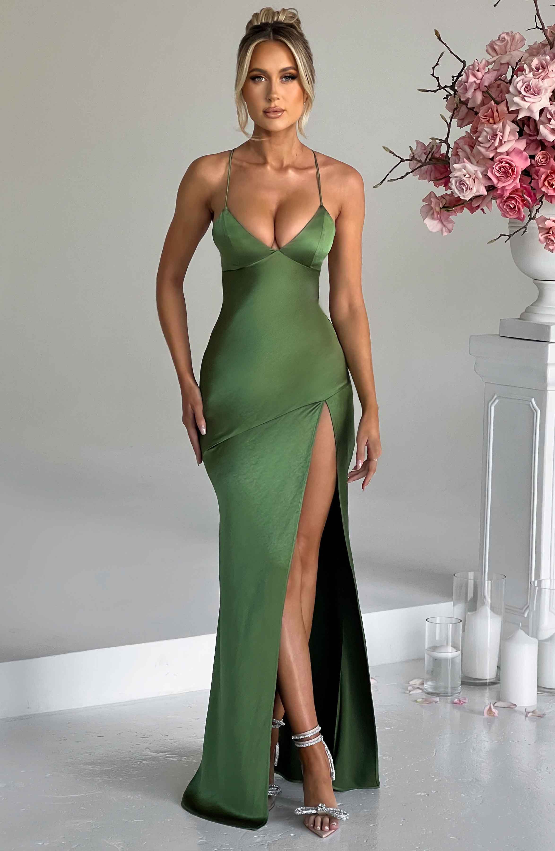 Bloom ™ |  Alora - Zijdezachte Satijnen Maxi-jurk - Image 34