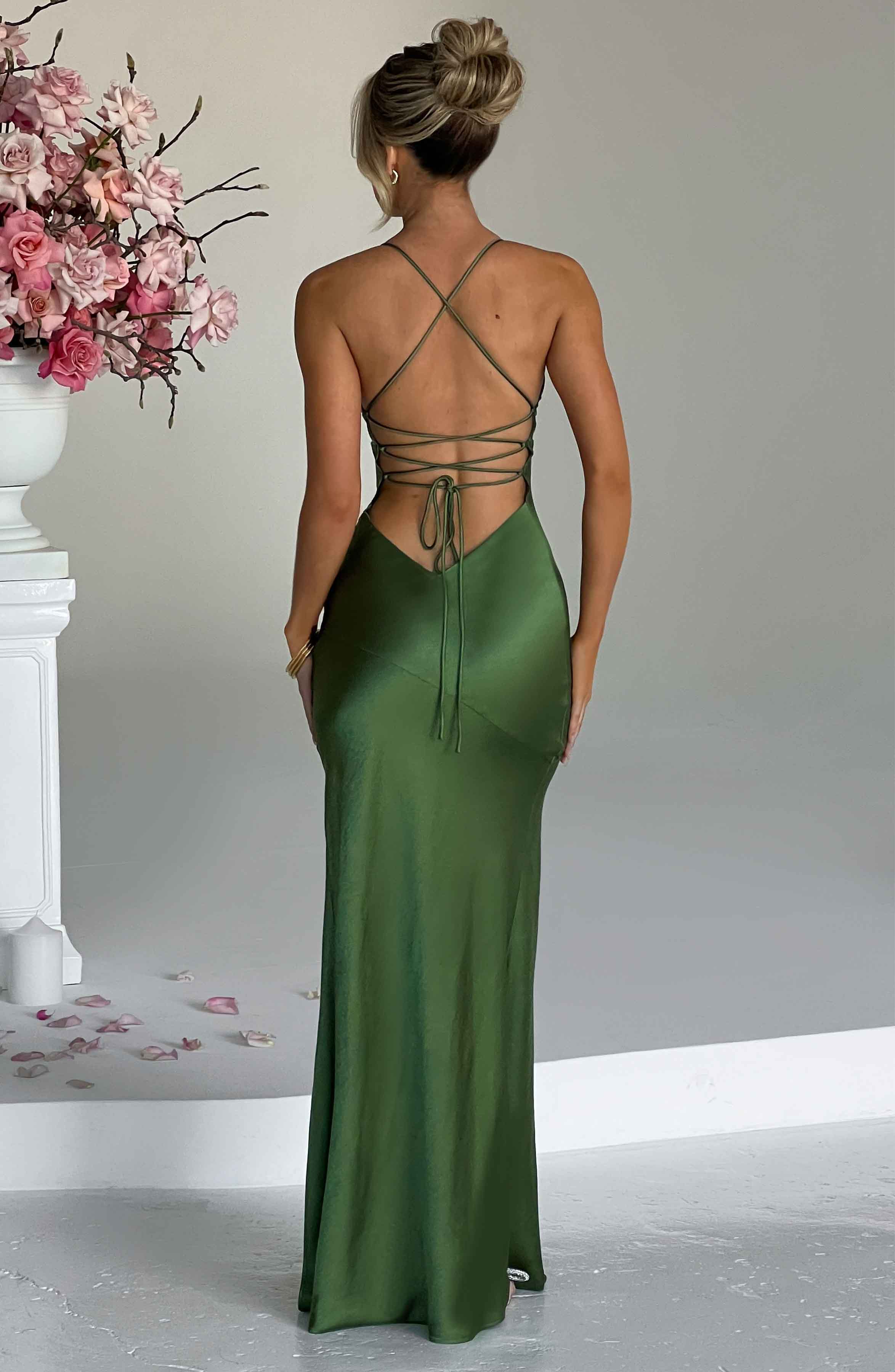 Bloom ™ |  Alora - Zijdezachte Satijnen Maxi-jurk - Image 35