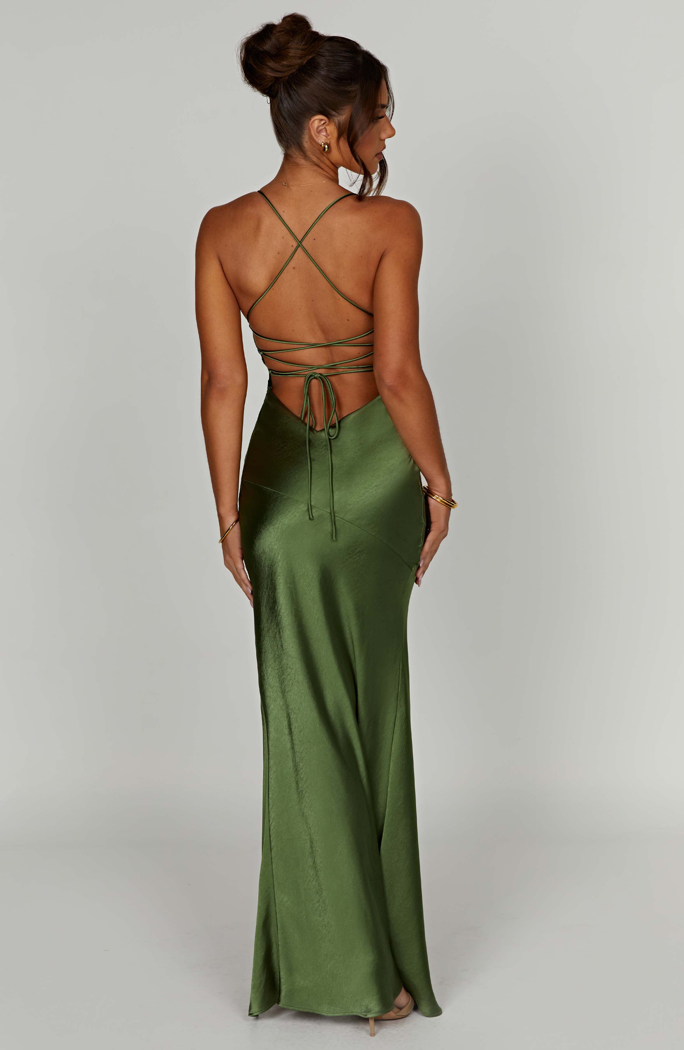 Bloom ™ |  Alora - Zijdezachte Satijnen Maxi-jurk - Image 38