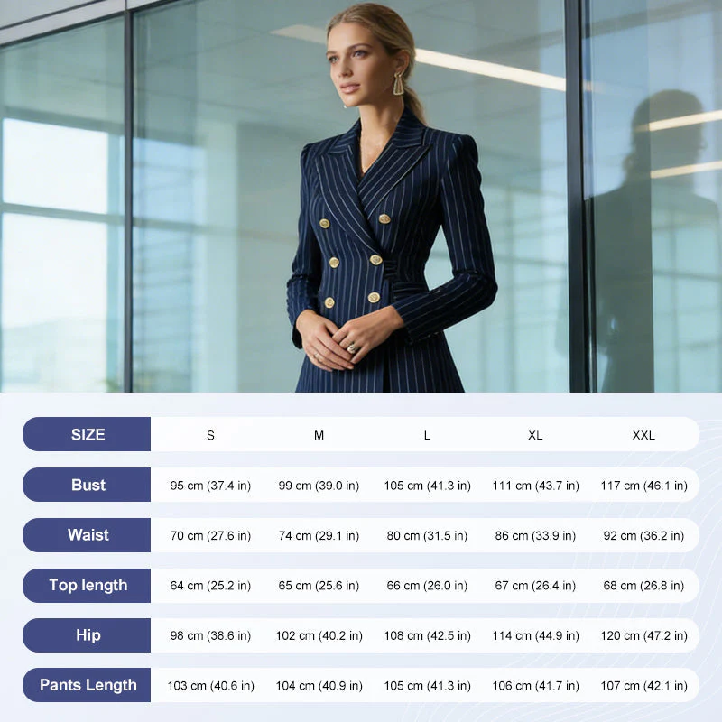 Aurelia™ | Hoogwaardig powerpak met krijtstreep – Zelfverzekerd, verfijnd & beperkte voorraad - Image 12
