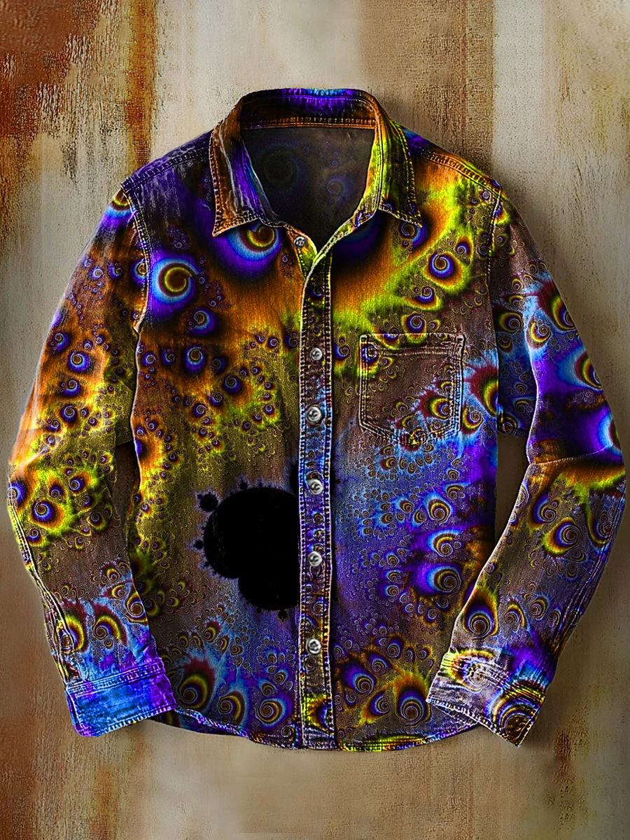 Bloom™ | Kleurrijk Print Overhemd – Expressieve Stijl & Vloeiende Kleuren - Image 3