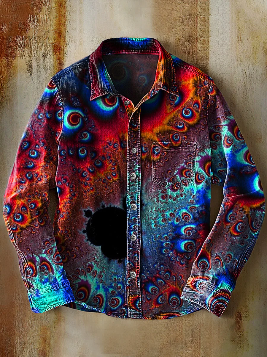 Bloom™ | Kleurrijk Print Overhemd – Expressieve Stijl & Vloeiende Kleuren - Image 4