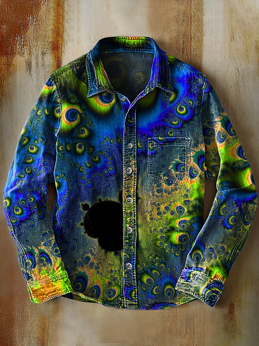 Bloom™ | Kleurrijk Print Overhemd – Expressieve Stijl & Vloeiende Kleuren - Image 5