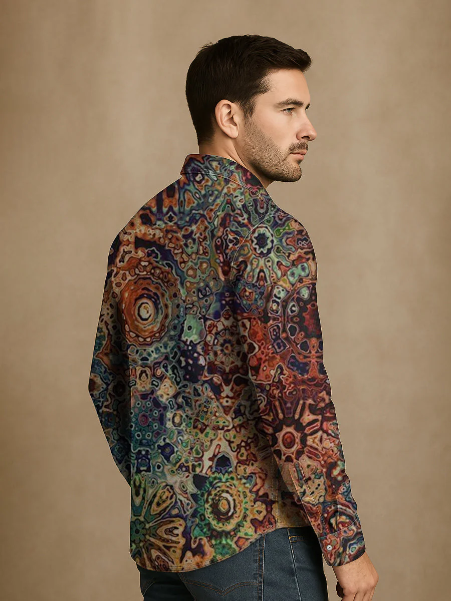 Bloom™ | Luxe Artistiek Print Overhemd – Unieke Stijl & Expressief Karakter - Image 3