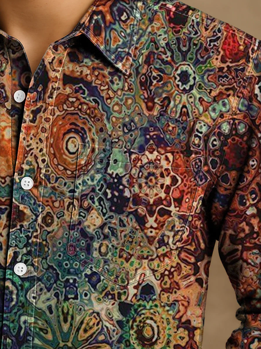 Bloom™ | Luxe Artistiek Print Overhemd – Unieke Stijl & Expressief Karakter - Image 4