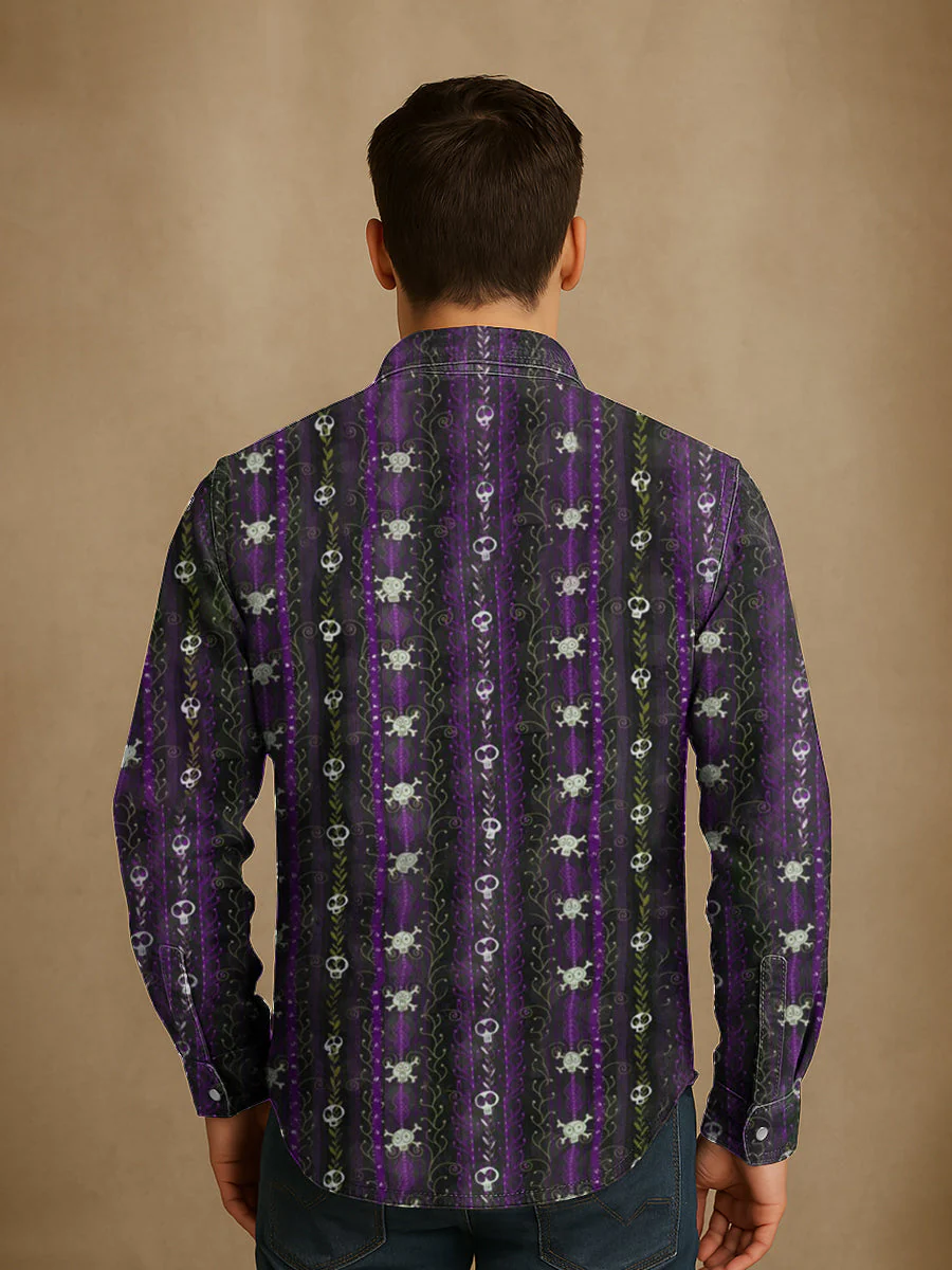 Bloom™ | Premium Gothic Print Overhemd – Gedurfde Stijl & Uniek Karakter - Image 3