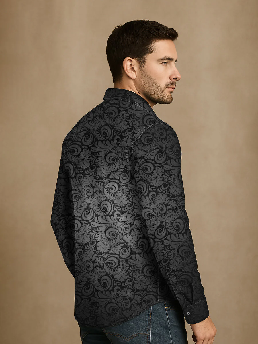 Bloom™ | Verfijnd Patroon Overhemd – Tijdloze Stijl & Subtiel Karakter - Image 3