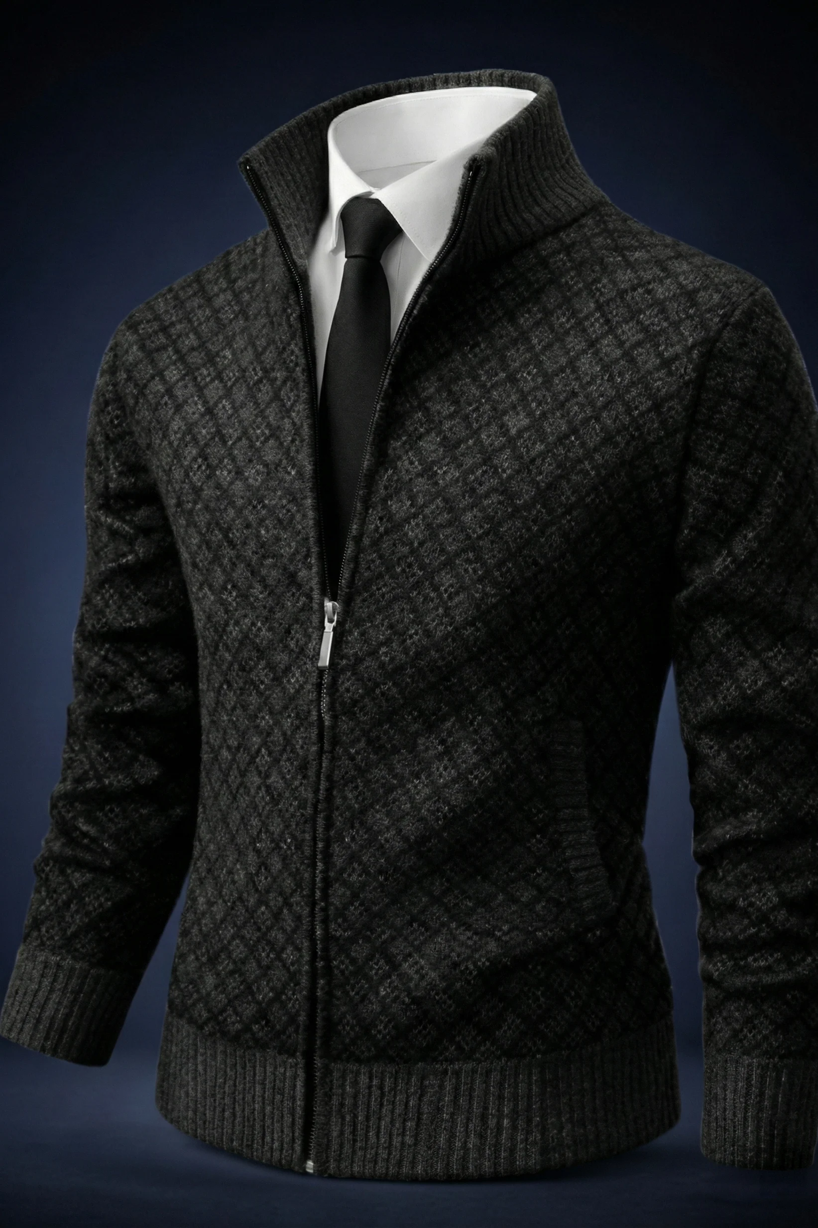 Boudewijn™ | Rits Cardigan – Verfijnde Warmte & Tijdloze Uitstraling - Image 3
