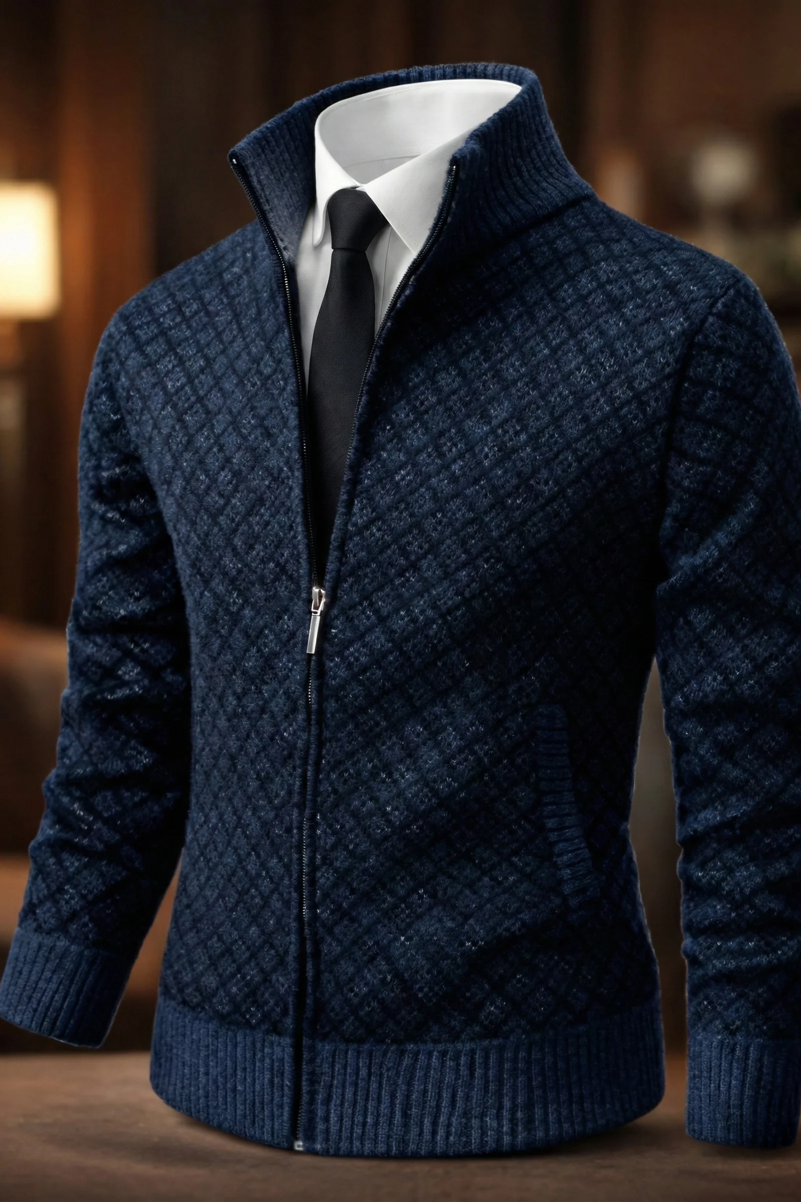 Boudewijn™ | Rits Cardigan – Verfijnde Warmte & Tijdloze Uitstraling - Image 4