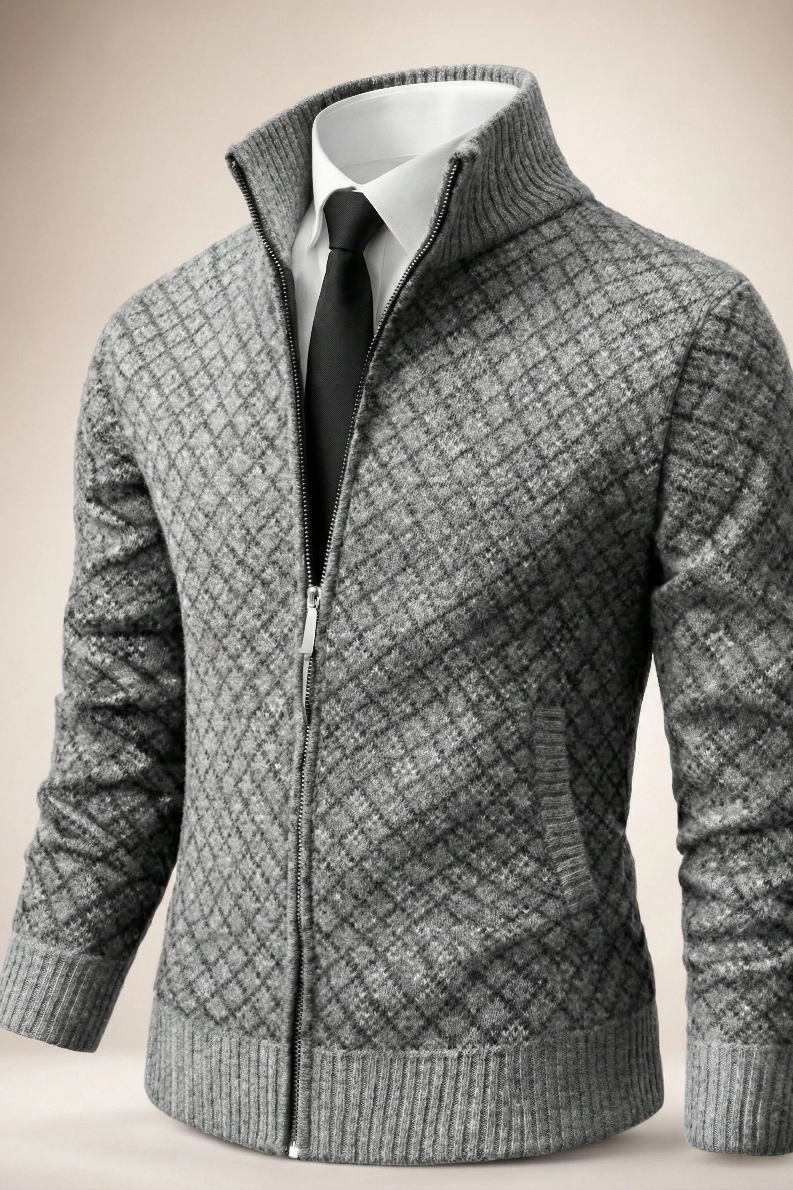 Boudewijn™ | Rits Cardigan – Verfijnde Warmte & Tijdloze Uitstraling - Image 5