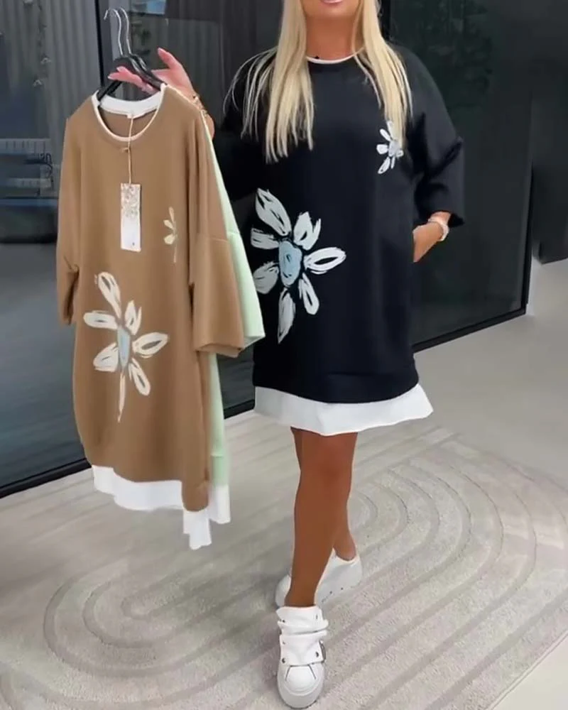 Danique™ | Premium Casual Sweatshirtjurk – Moeiteloze Stijl & Comfort voor Elke Dag - Image 2