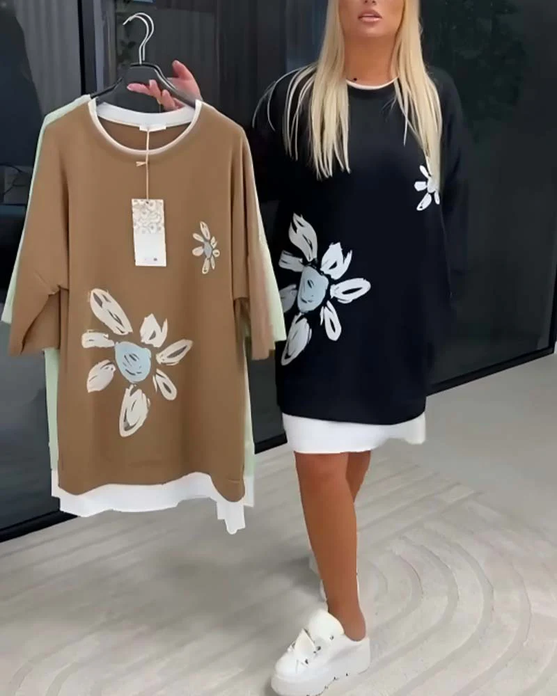 Danique™ | Premium Casual Sweatshirtjurk – Moeiteloze Stijl & Comfort voor Elke Dag - Image 3