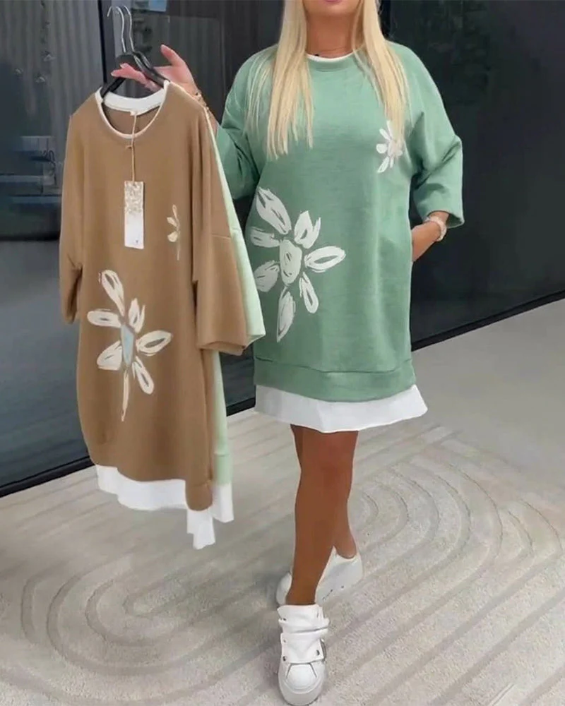 Danique™ | Premium Casual Sweatshirtjurk – Moeiteloze Stijl & Comfort voor Elke Dag - Image 7
