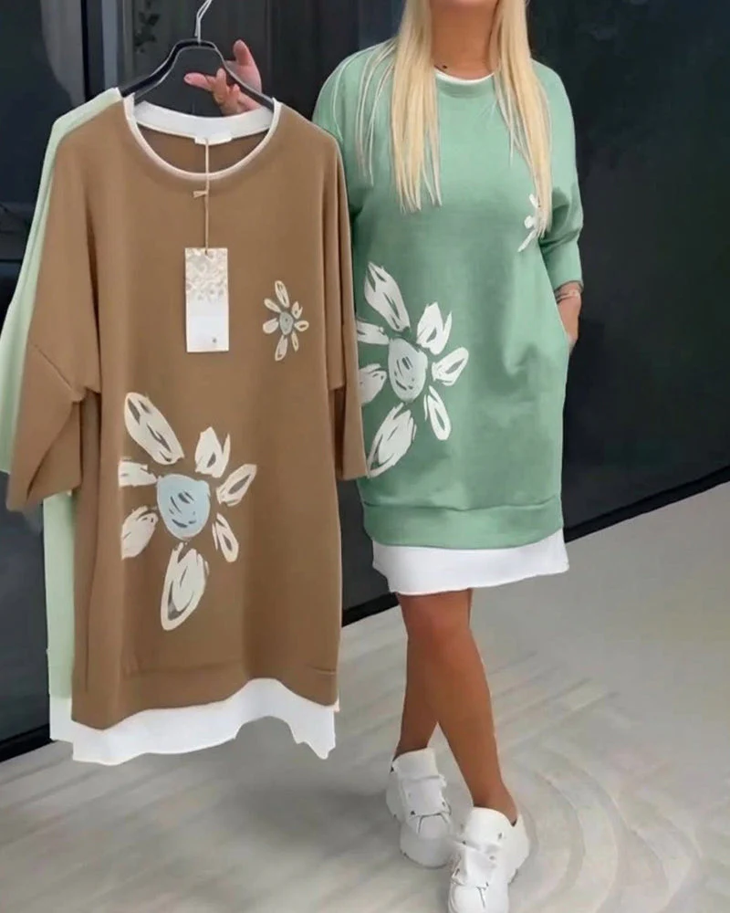 Danique™ | Premium Casual Sweatshirtjurk – Moeiteloze Stijl & Comfort voor Elke Dag - Image 8