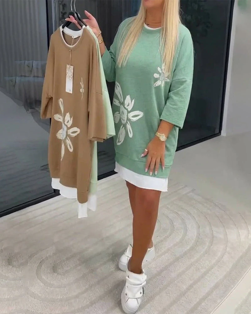 Danique™ | Premium Casual Sweatshirtjurk – Moeiteloze Stijl & Comfort voor Elke Dag - Image 9