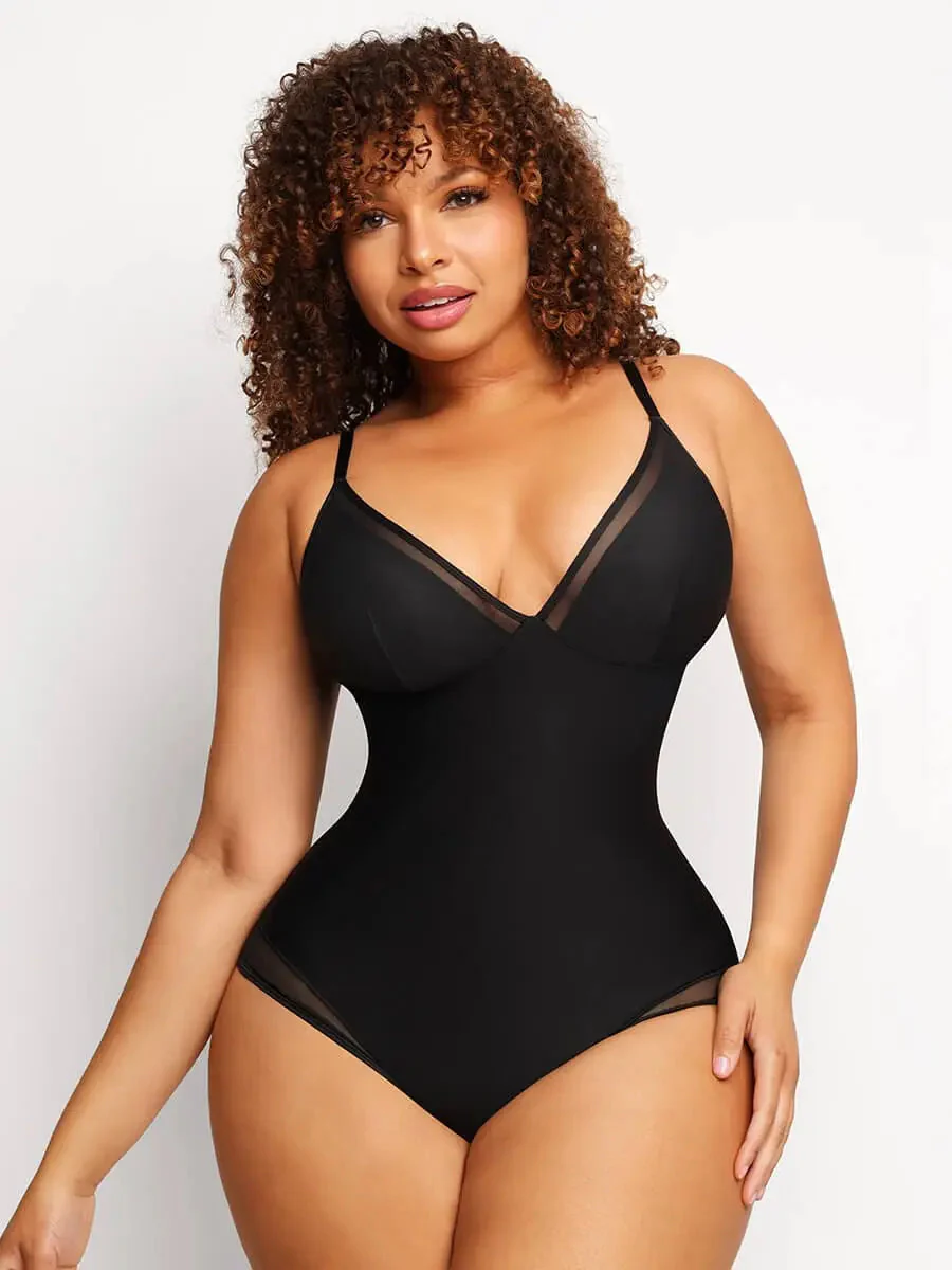 Bloom ™ | Deep V-Neck Mesh  Bodysuit - Image 12