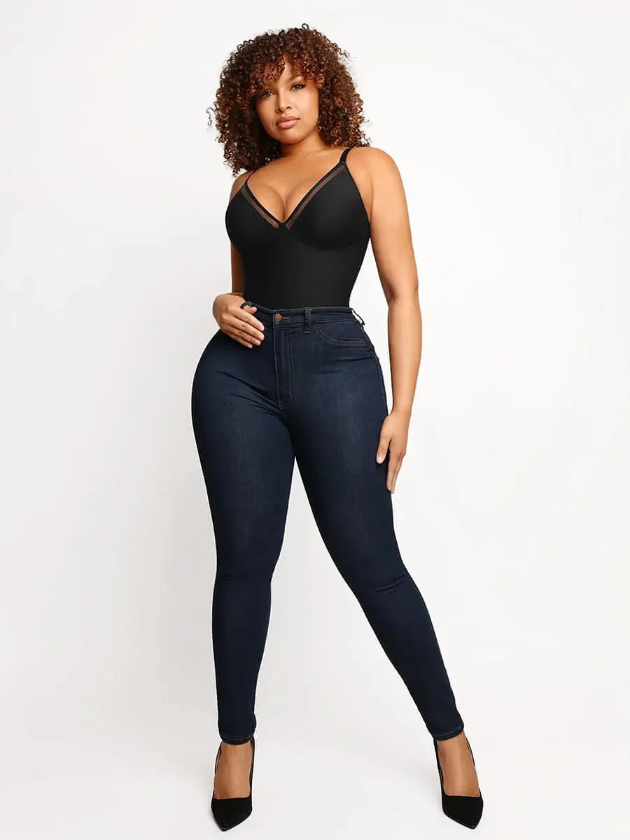 Bloom ™ | Deep V-Neck Mesh  Bodysuit - Image 9