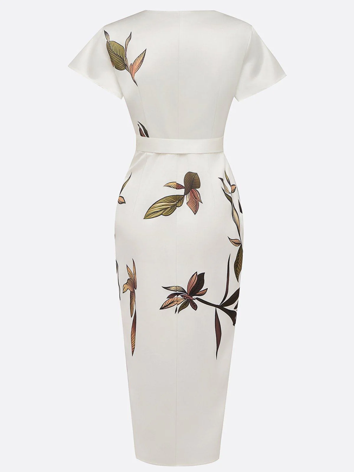 Elin™ | Luxe bloemenprint wikkeljurk – Tijdloze elegantie voor elke gelegenheid - Image 5