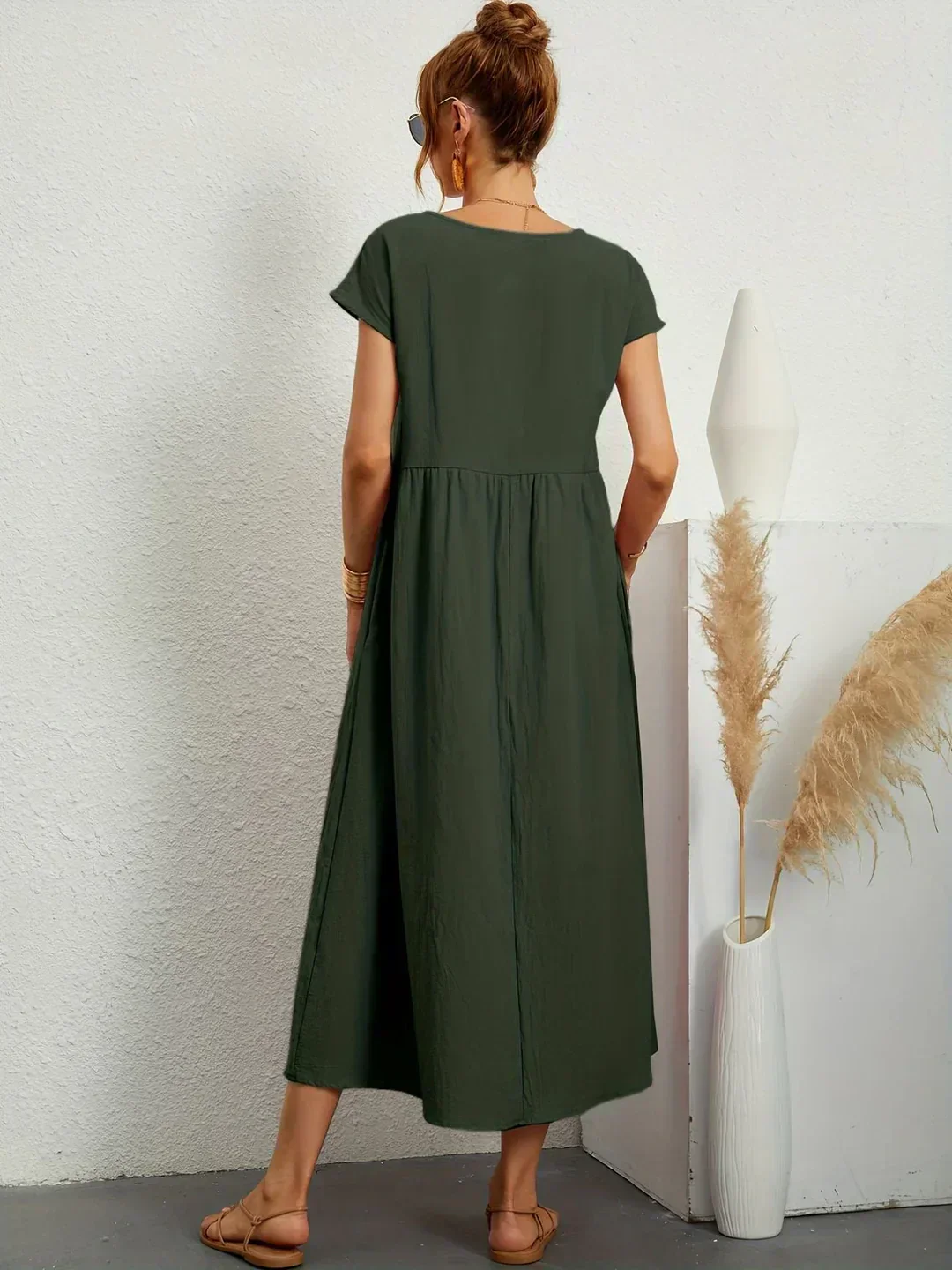Gabrielle™ | Soepelvallende midijurk – Tijdloze elegantie & beperkte voorraad - Image 15
