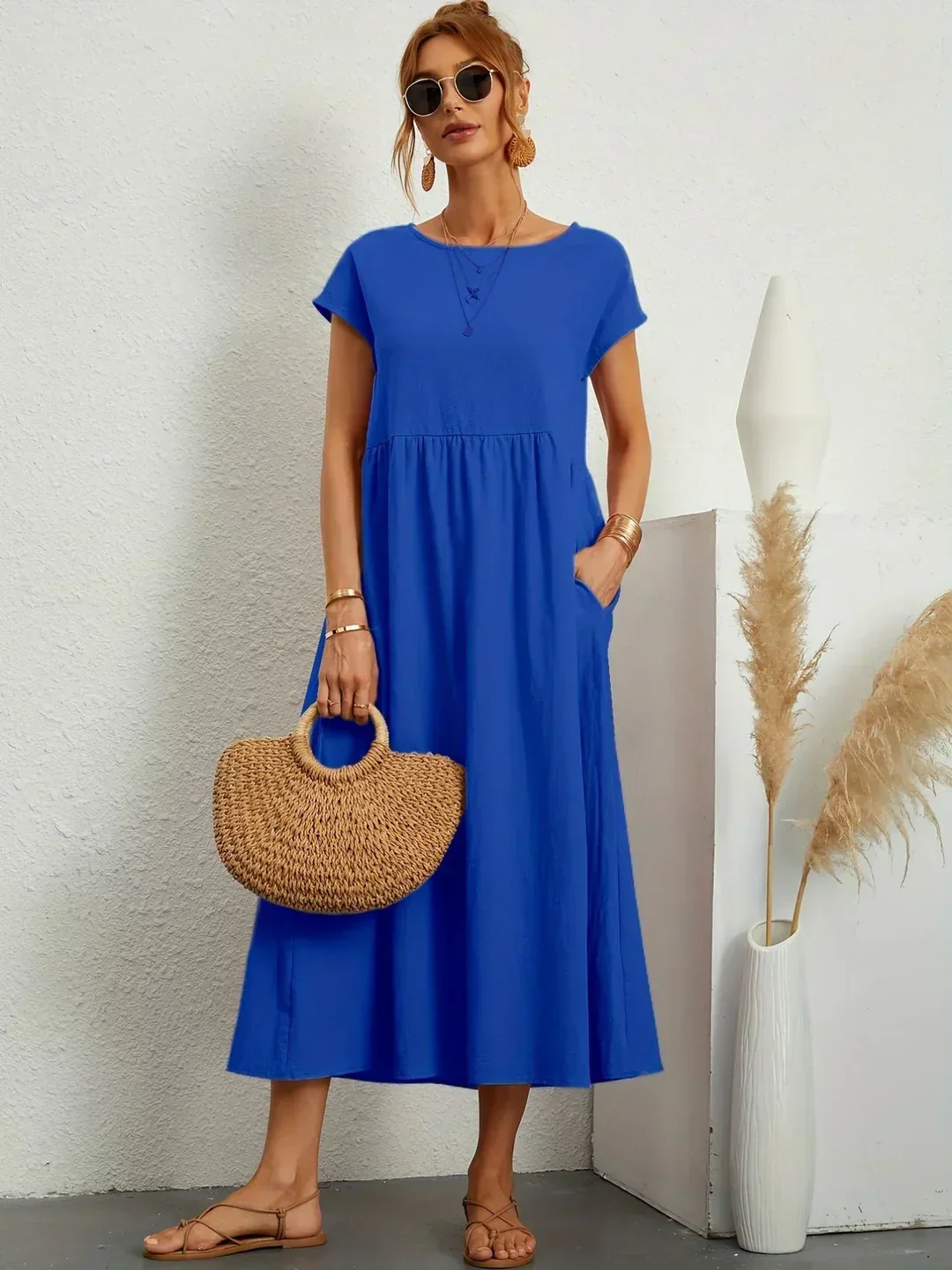 Gabrielle™ | Soepelvallende midijurk – Tijdloze elegantie & beperkte voorraad - Image 20