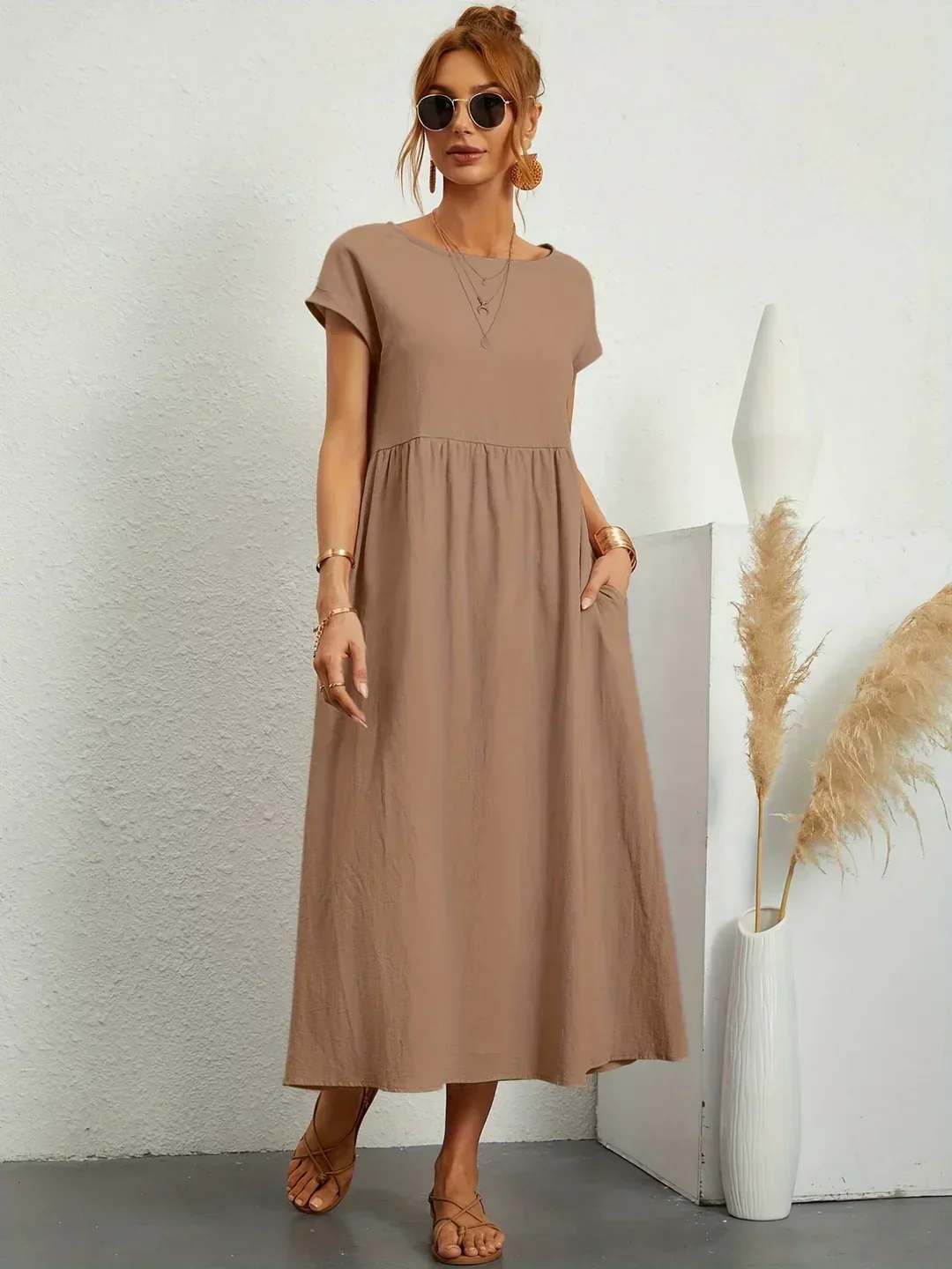 Gabrielle™ | Soepelvallende midijurk – Tijdloze elegantie & beperkte voorraad - Image 22