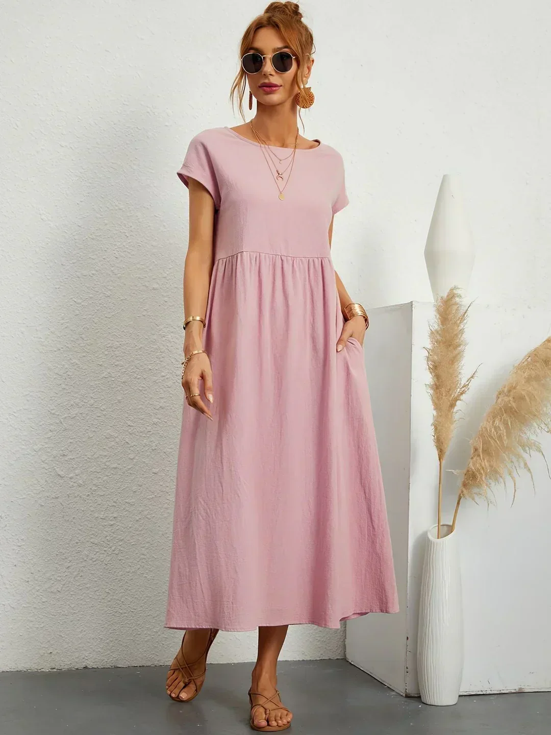 Gabrielle™ | Soepelvallende midijurk – Tijdloze elegantie & beperkte voorraad - Image 26