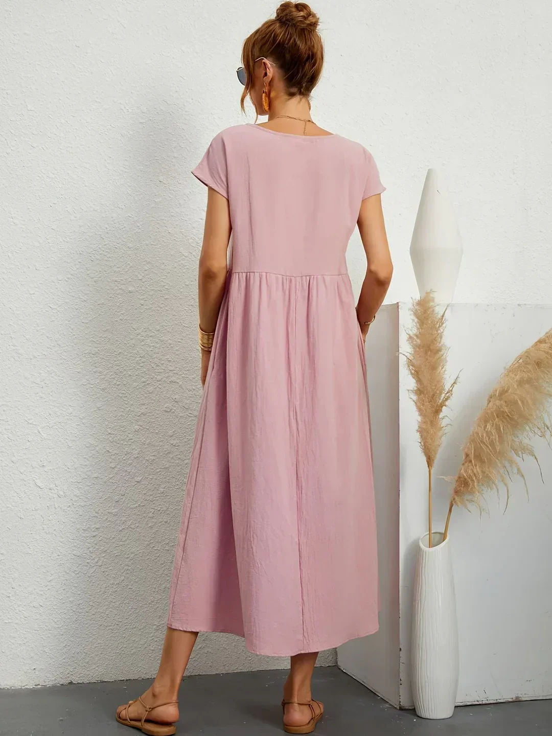 Gabrielle™ | Soepelvallende midijurk – Tijdloze elegantie & beperkte voorraad - Image 27