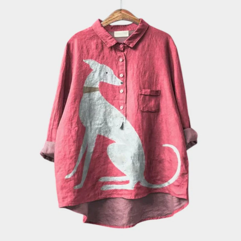 Grietje™ | Premium Linnen Blouse – Speelse Stijl & Luchtig Draagcomfort - Image 2