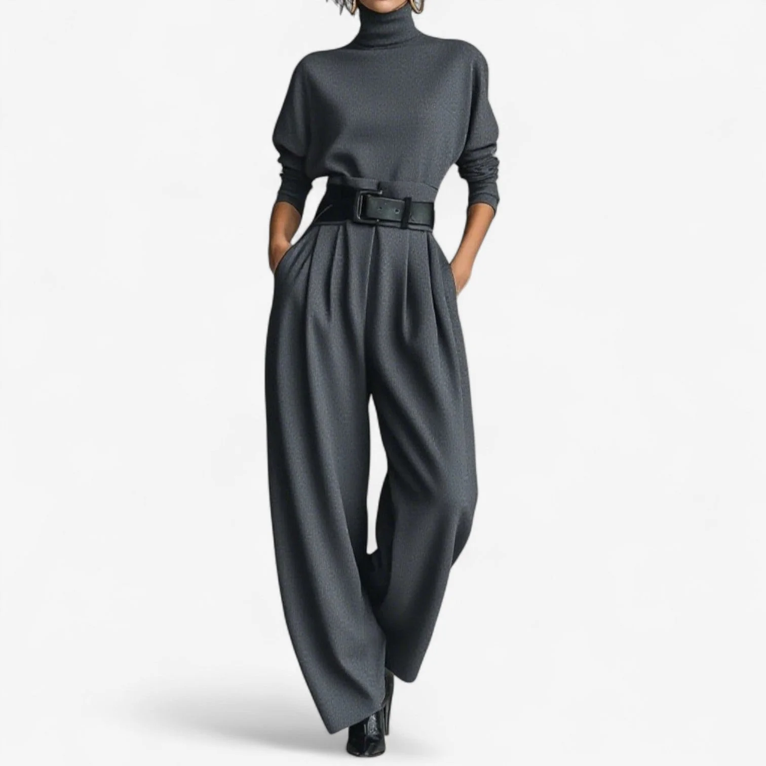 Helene™ | Elegante Jumpsuit met Hoge Hals - Image 4