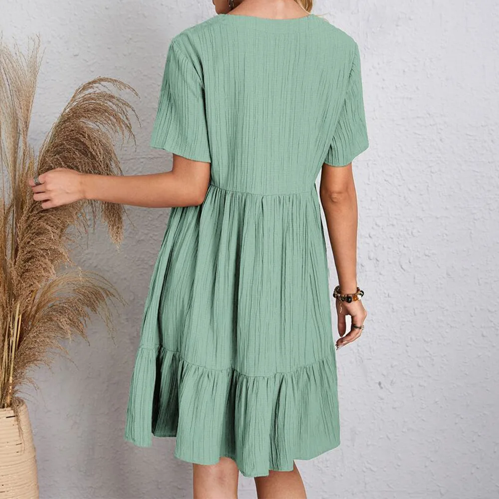 Jasmijn™ | Tijdloze Boho Mini Jurk – Comfortabele Pasvorm & Direct Favoriet - Image 2
