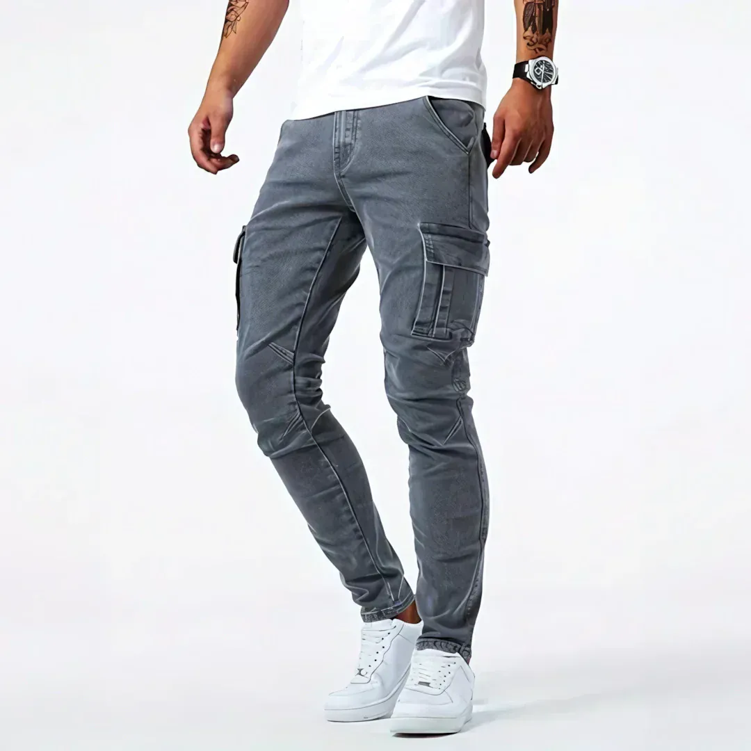 Keesje™ | Cargo Jeans – Moderne Pasvorm & Functioneel Comfort