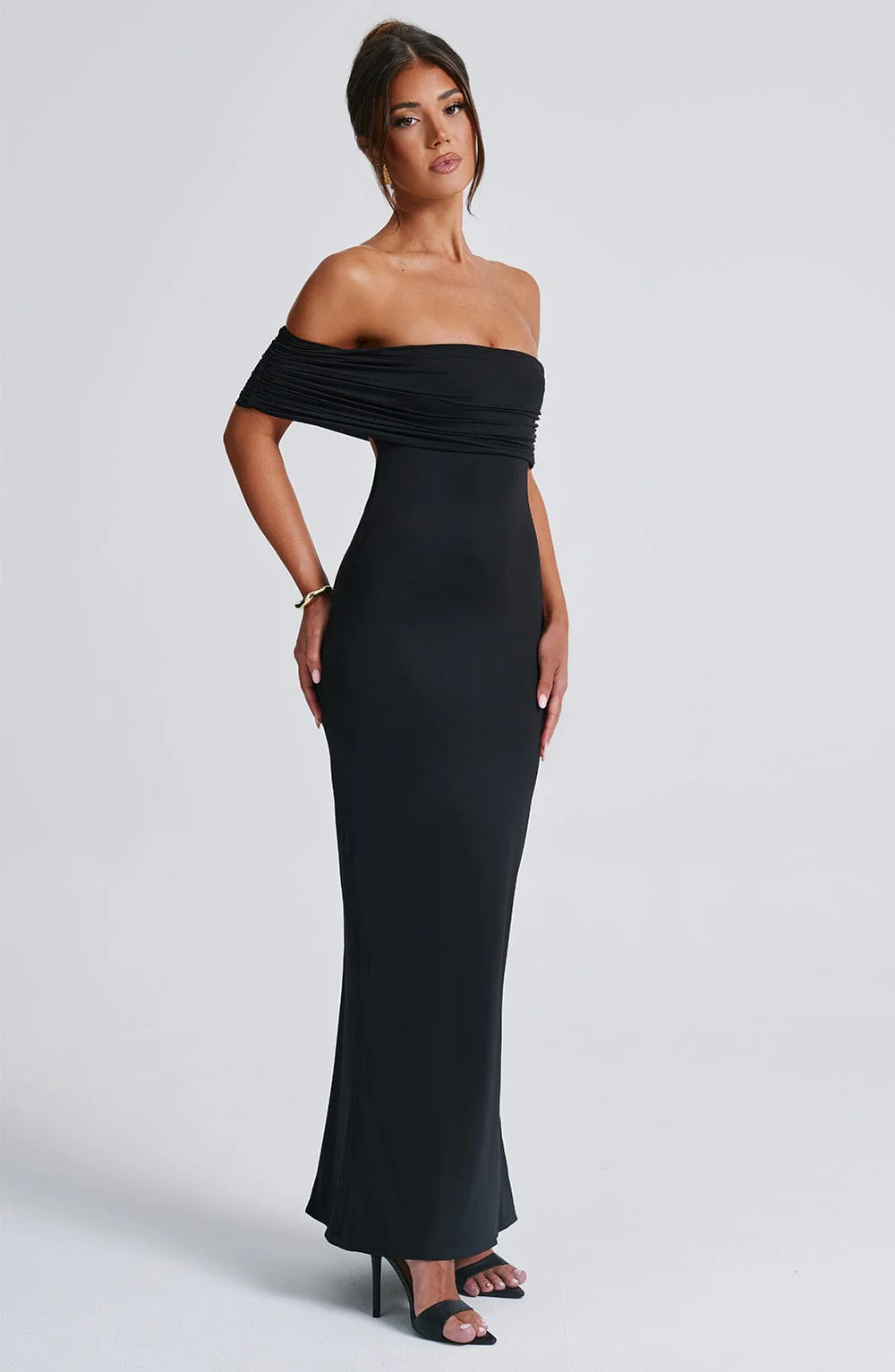 Bloom ™ | Kellyn – Verfijnde Bardot Maxi-jurk - Image 10