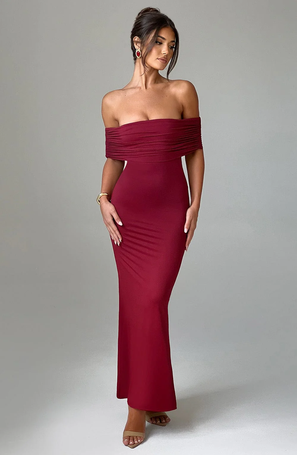 Bloom ™ | Kellyn – Verfijnde Bardot Maxi-jurk - Image 17