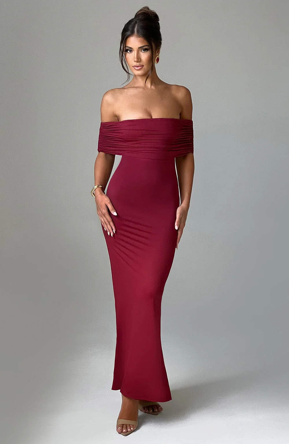 Bloom ™ | Kellyn – Verfijnde Bardot Maxi-jurk - Image 19