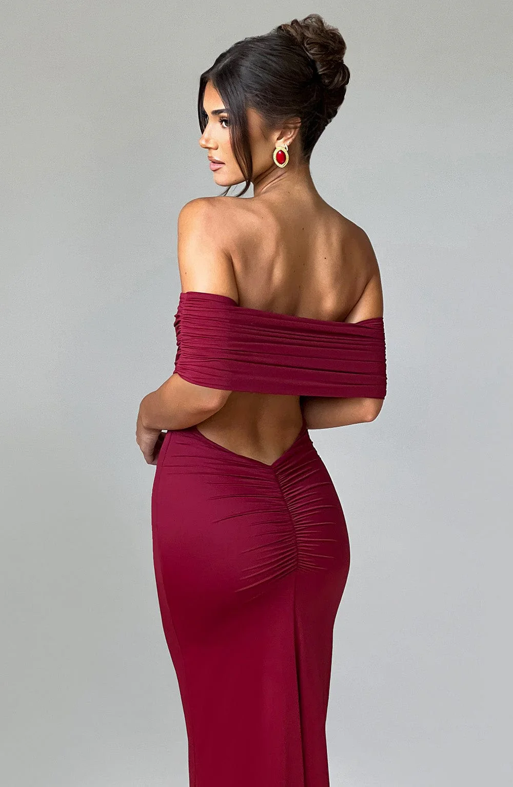 Bloom ™ | Kellyn – Verfijnde Bardot Maxi-jurk - Image 21