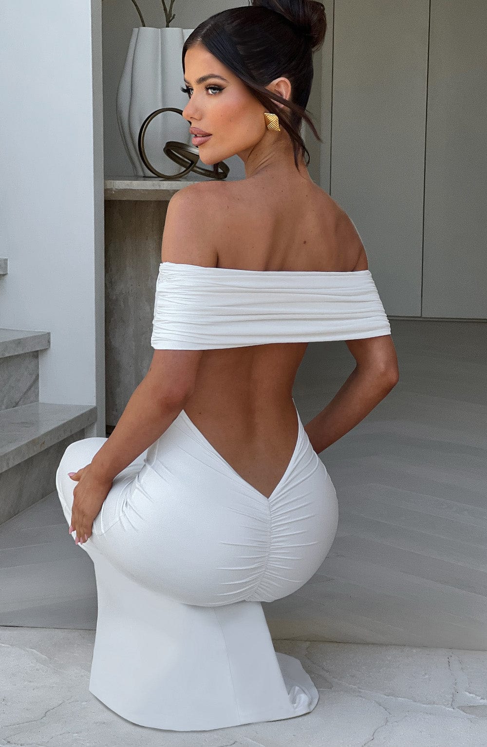 Bloom ™ | Kellyn – Verfijnde Bardot Maxi-jurk - Image 22