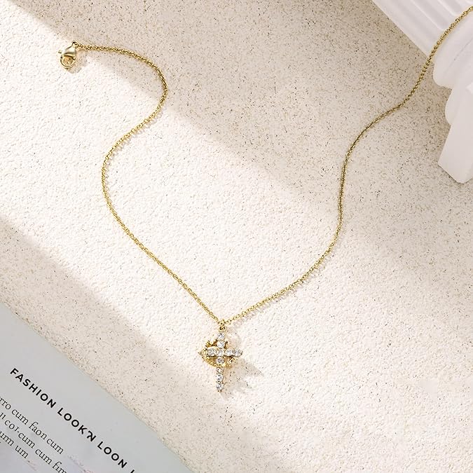 Bloom ™ | Kruis & Kroon Ketting - Image 13