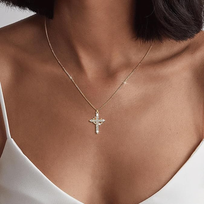 Bloom ™ | Kruis & Kroon Ketting - Image 4