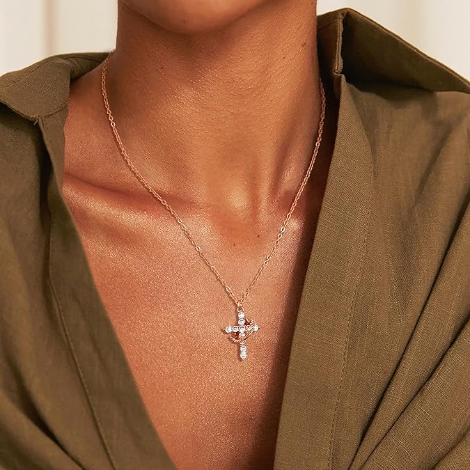 Bloom ™ | Kruis & Kroon Ketting - Image 7