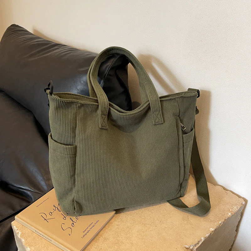 Bloom ™ | Kunststudent Tote Corduroy Tas - Image 10