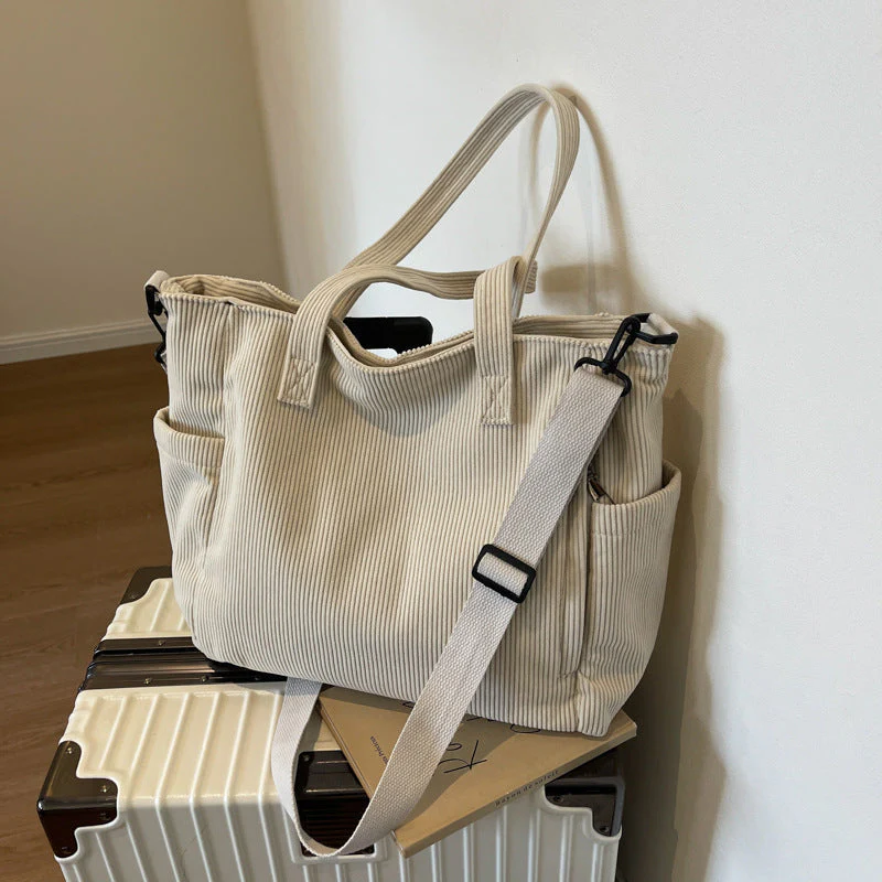 Bloom ™ | Kunststudent Tote Corduroy Tas - Image 4