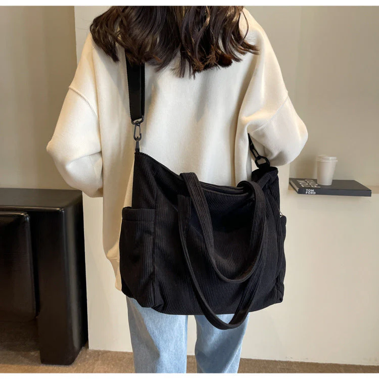 Bloom ™ | Kunststudent Tote Corduroy Tas - Image 5