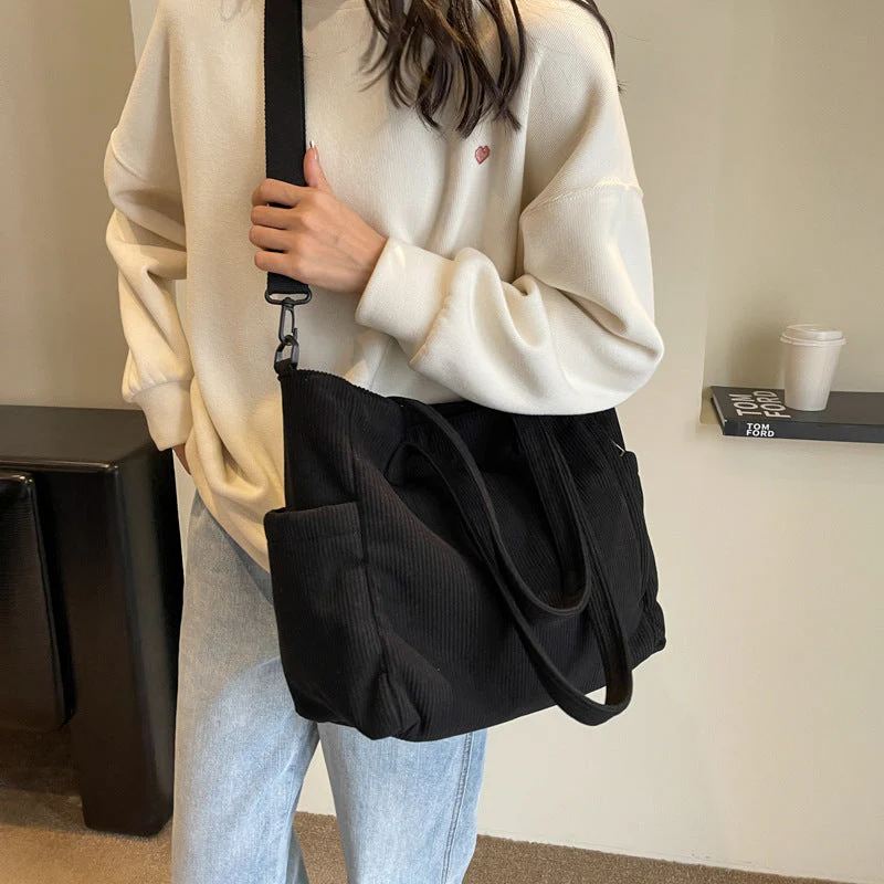 Bloom ™ | Kunststudent Tote Corduroy Tas - Image 7