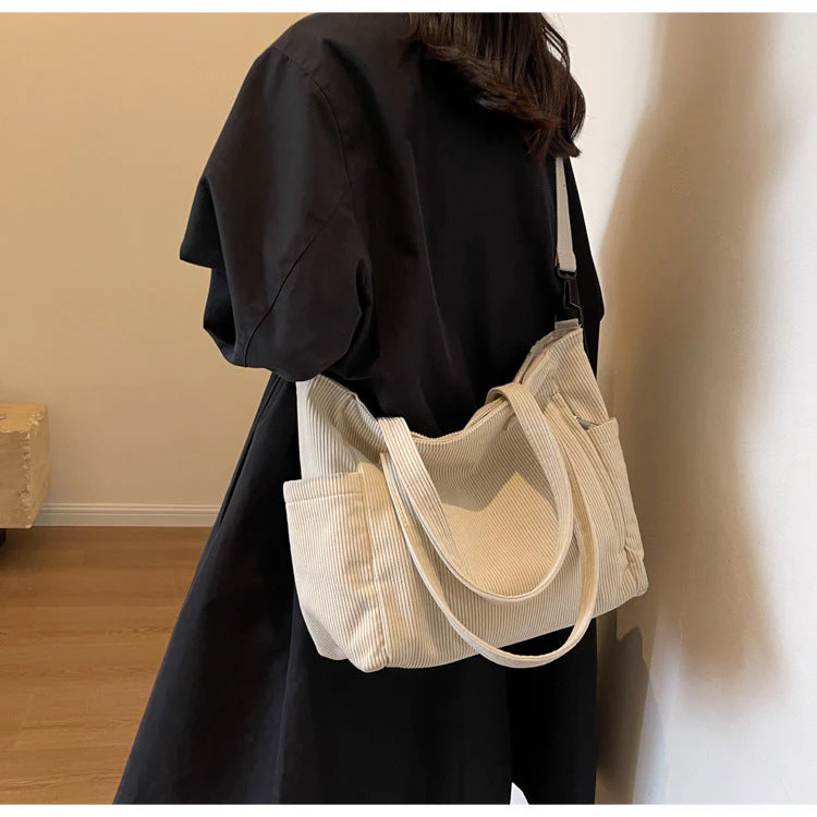 Bloom ™ | Kunststudent Tote Corduroy Tas - Image 9