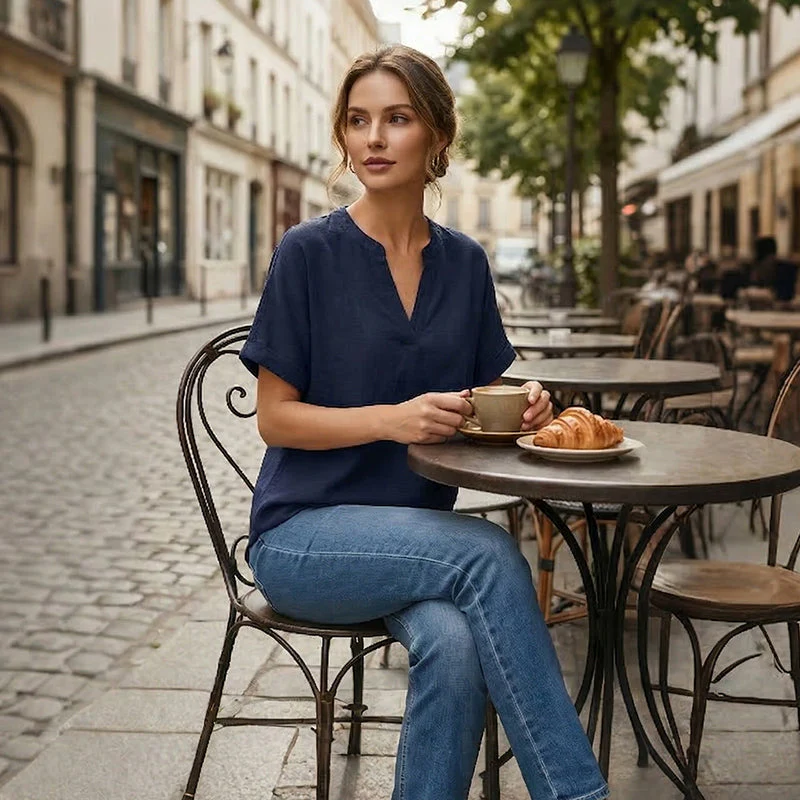 Lara™ | Effortless Flow-blouse – Licht draagcomfort & dagelijks gemak - Image 2