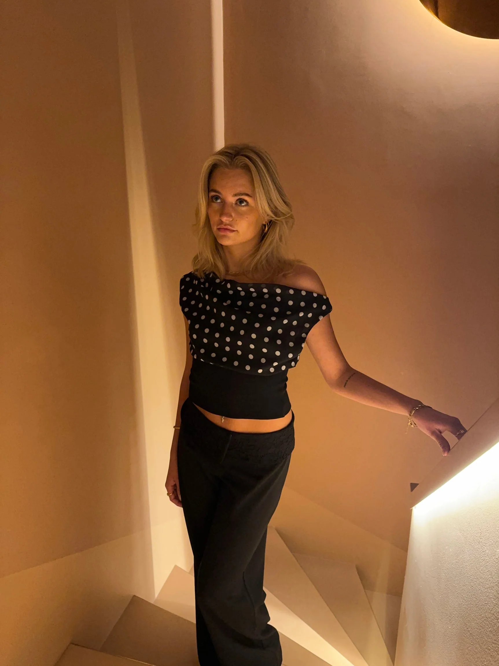 Bloom ™ | Lina - Polka Dotted Top | Speels & Elegant in Zwart-Wit - Image 10